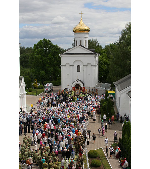 Торжества, посвященные празднованию памяти основательницы обители преподобной Евфросинии, в Полоцком Спасо-Евфросиниевском монастыре