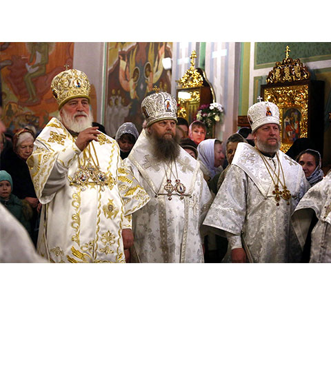 В канун дня памяти мучеников младенцев Вифлеемских митрополит Павел возглавил великую вечерню в Гродненском Рождество-Богородичном женском монастыре