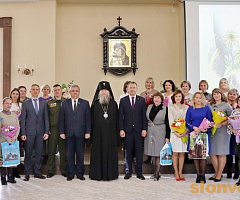 В Жировичском монастыре состоялось чествование матерей Слонимского района