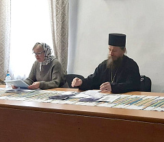 В Кутеинском монастыре состоялась встреча с прихожанами по результатам поездки делегации монастыря на XXXII Международные Рождественские чтения
