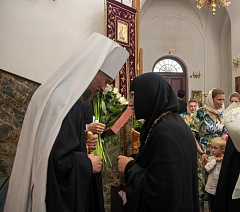Монашествующие Борисовской епархии поздравили Патриаршего Экзарха всея Беларуси с днем тезоименитства