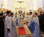 10-Предстоятель Белорусской Православной Церкви совершил Божественную литургию в Спасо-Евфросиниевском монастыре