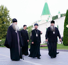 Митрополит Вениамин посетил Вознесенский Печерский монастырь Нижнего Новгорода
