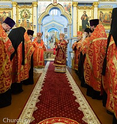 Патриарший Экзарх всея Беларуси поздравил насельников Жировичского монастыря с праздником Пасхи
