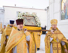Архиепископ Гомельский Стефан возглавил престольное торжество в Никольском мужском монастыре Гомеля