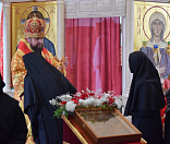 21-Посещение епископом Порфирием Свято-Ксениевского женского монастыря 28.04.17