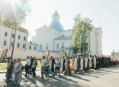 В Жировичском монастыре начался Всебелорусский крестный ход [+ВИДЕО]
