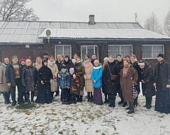 Паломники из города Слонима посетили Архиерейское подворье в честь преподобного Паисия Святогорца в Ольжево