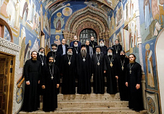 Завершился паломнический визит в Россию делегации игуменов и насельников египетских монастырей