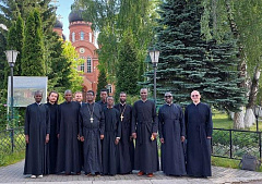 В Кресто-Воздвиженском Иерусалимском монастыре проходят учебную практику клирики и будущие священнослужители из Африканского экзархата РПЦ