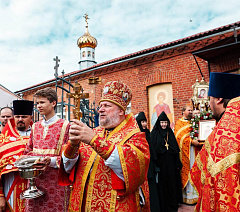 9 августа в Пантелеимоновом женском монастыре города Браслава епископ Полоцкий Игнатий возглавил престольный праздник