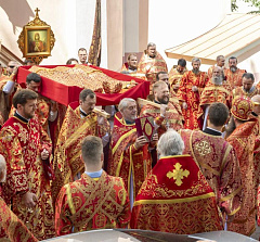 В Свято-Духовом монастыре Вильнюса состоялись торжества в честь Собора Литовских святых и крестный ход с мощами святых Виленских мучеников [+ВИДЕО]