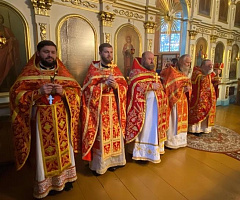 В Спасо-Преображенском монастыре Хмелево Брестской епархии состоялось соборное богослужение