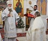 64-Предстоятель Белорусской Православной Церкви совершил Божественную литургию в Спасо-Евфросиниевском монастыре