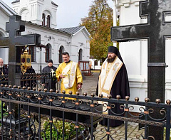 10 октября в Гомельском мужском монастыре почтили память святого покровителя приснопоминаемого архиепископа Аристарха (Станкевича; †2012)