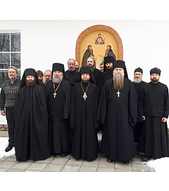 Епископ Порфирий посетил Свято-Зосимо-Савватиевский мужской монастырь Новогрудской епархии