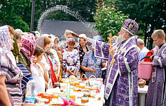 14 августа Спасский монастырь Кобрина молитвенно встретил престольный праздник [+ВИДЕО]
