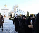 75-Предстоятель Белорусской Православной Церкви совершил Божественную литургию в Спасо-Евфросиниевском монастыре