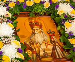 В Вышенском монастыре состоялись торжества по случаю 20-летия перенесения мощей святителя Феофана Затворника