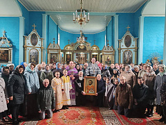 В Елисеевском Лавришевском монастыре почтили память священномученика Сергия Радоковского, служившего в приходском храме обители в Лавришево