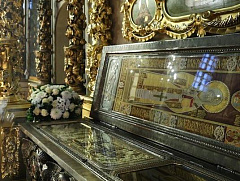 В Донском монастыре Москвы почтили память святителя Тихона, Патриарха Московского и всея России