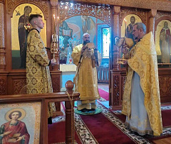 Епископ Друцкий Евсевий совершил Божественную литургию в Успенском женском монастыре Орши [+ВИДЕО]