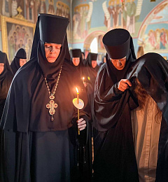 В Одесском женском монастыре совершили постриги в рясофор и великую схиму