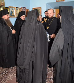 Председатель Синодального отдела по монастырям, епископ Лидский и Сморгонский Порфирий, посетил монастыри Туровской епархии