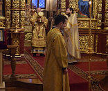 7-В день памяти преподобного Феодора Студита епископ Порфирий совершил Божественную литургию в Никольском женском монастыре города Могилева. 24.11.2017