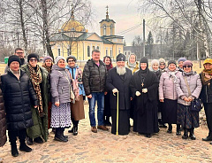Мироносицкий монастырь в Бобруйске посетила паломническая группа из России