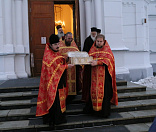 72-Принесение мощей великомученика Димитрия Солунского в Спасо-Евфросиниевский монастырь
