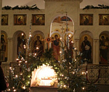 6-Рождество Христово 2019 года в Свято-Елисеевском Лавришевском мужском монастыре