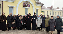 Епископ Бобруйский и Быховский Серафим возглавил Литургию на подворье Прощанской пустыни в Осиповичах