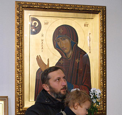 5 декабря Патриарший Экзарх всея Беларуси возглавил Божественную литургию в Ляденском мужском монастыре