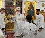 53-Предстоятель Белорусской Православной Церкви совершил Божественную литургию в Спасо-Евфросиниевском монастыре