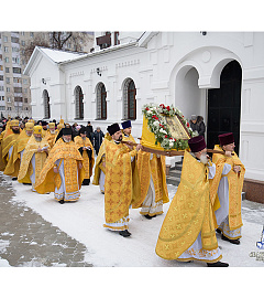 Престольный праздник в Свято-Никольском мужском монастыре города Гомеля