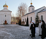 12-Предстоятель Белорусской Православной Церкви совершил Божественную литургию в Спасо-Евфросиниевском монастыре