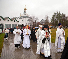 21 ноября епископ Полоцкий Игнатий возглавил престольное торжество в Глубокском женском монастыре в честь Архистратига Божия Михаила