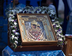 1 сентября из Юровичского монастыря в Мозырь принесена икона Божией Матери, именуемая «Юровичская-Милосердная»