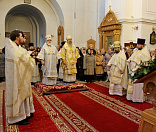 27-Предстоятель Белорусской Православной Церкви совершил Божественную литургию в Спасо-Евфросиниевском монастыре