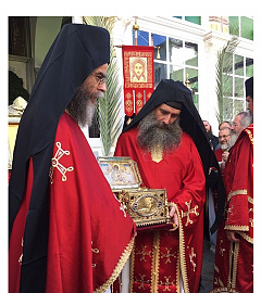 Торжества в Русском монастыре на Афоне в честь святого великомученика Пантелеимона