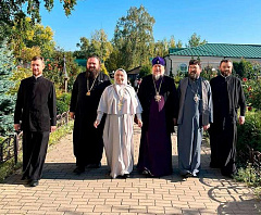Мироносицкий монастырь в Бобруйске посетили архиереи Гомельской епархии