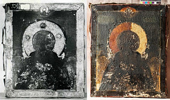 Реставраторы в Кирилло-Белозерском монастыре обнаружили редкую икону основателя обители