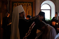 В возрождаемом Херсонесском монастыре совершен первый за последние сто лет монашеский постриг