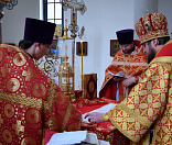 5-Посещение епископом Порфирием Свято-Ксениевского женского монастыря 28.04.17