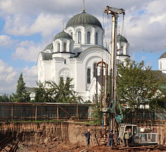 В Полоцком женском монастыре ведется строительство нового трапезного дома